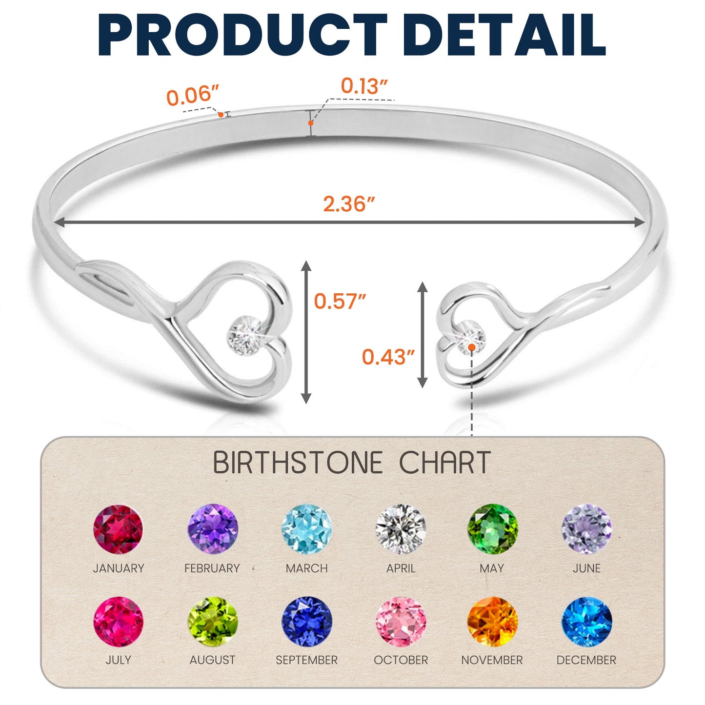 Annoying Each Other For Years And Still Going Strong - Personalized Heart Bracelet