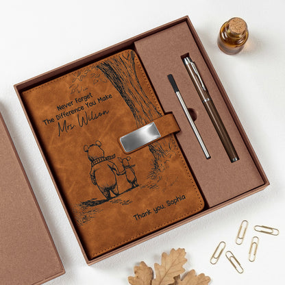 Never_Forget_The_Difference_You_Make_Thank_You_Teacher_Personalized_Notebook_Set_1